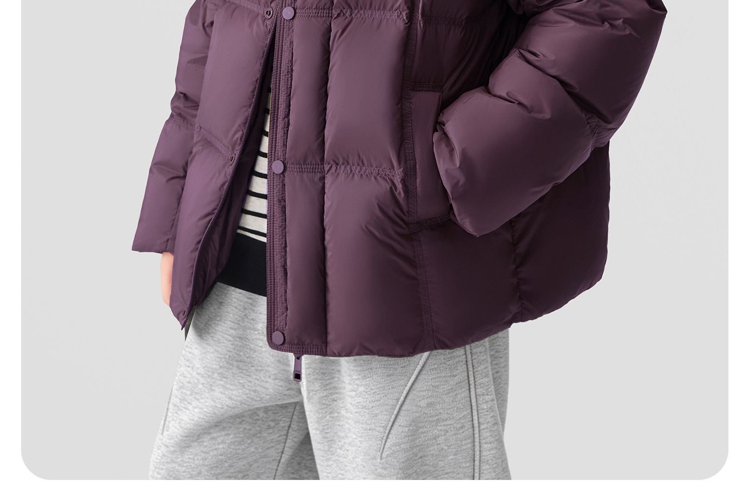左西童装男童羽绒服冬季保暖2026新款儿童三防蓄热面包服大童外套 — 97
