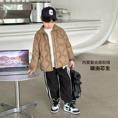 Летняя одежда, вельветовые демисезонные детские удерживающие тепло штаны, в западном стиле