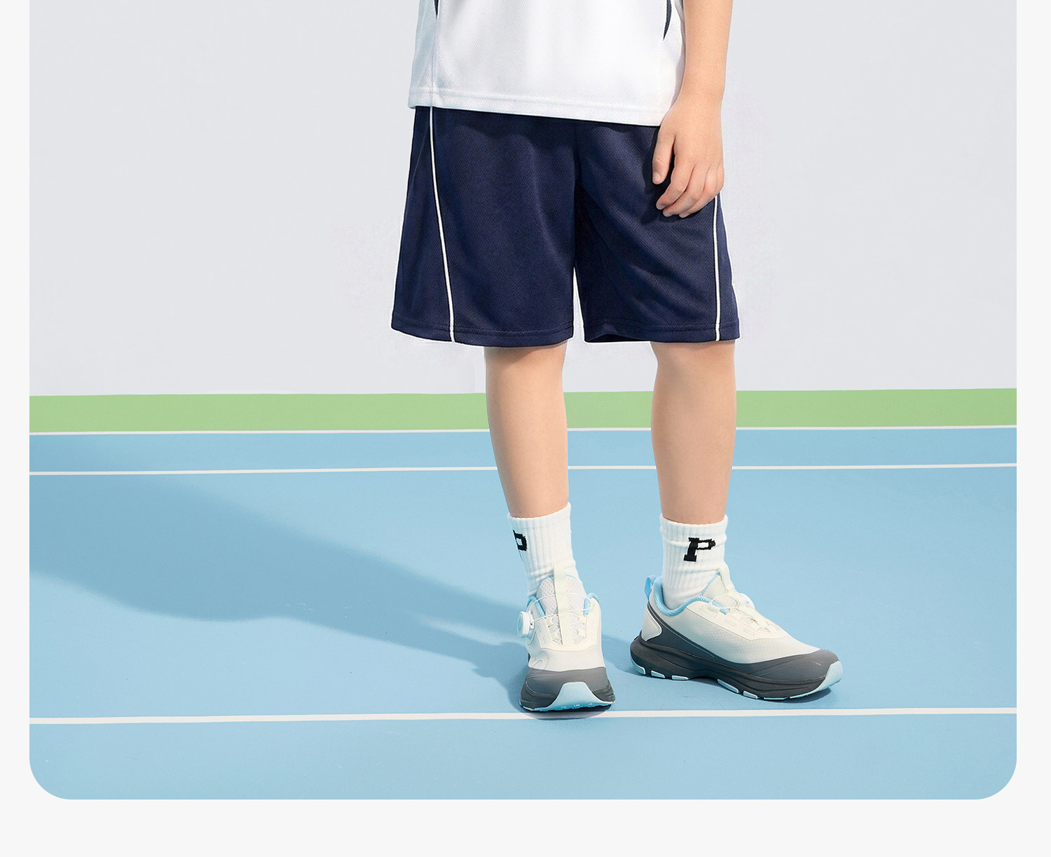 左西童装男童速干套装儿童运动背心短裤两件套网眼夏装2026新款潮 — 48