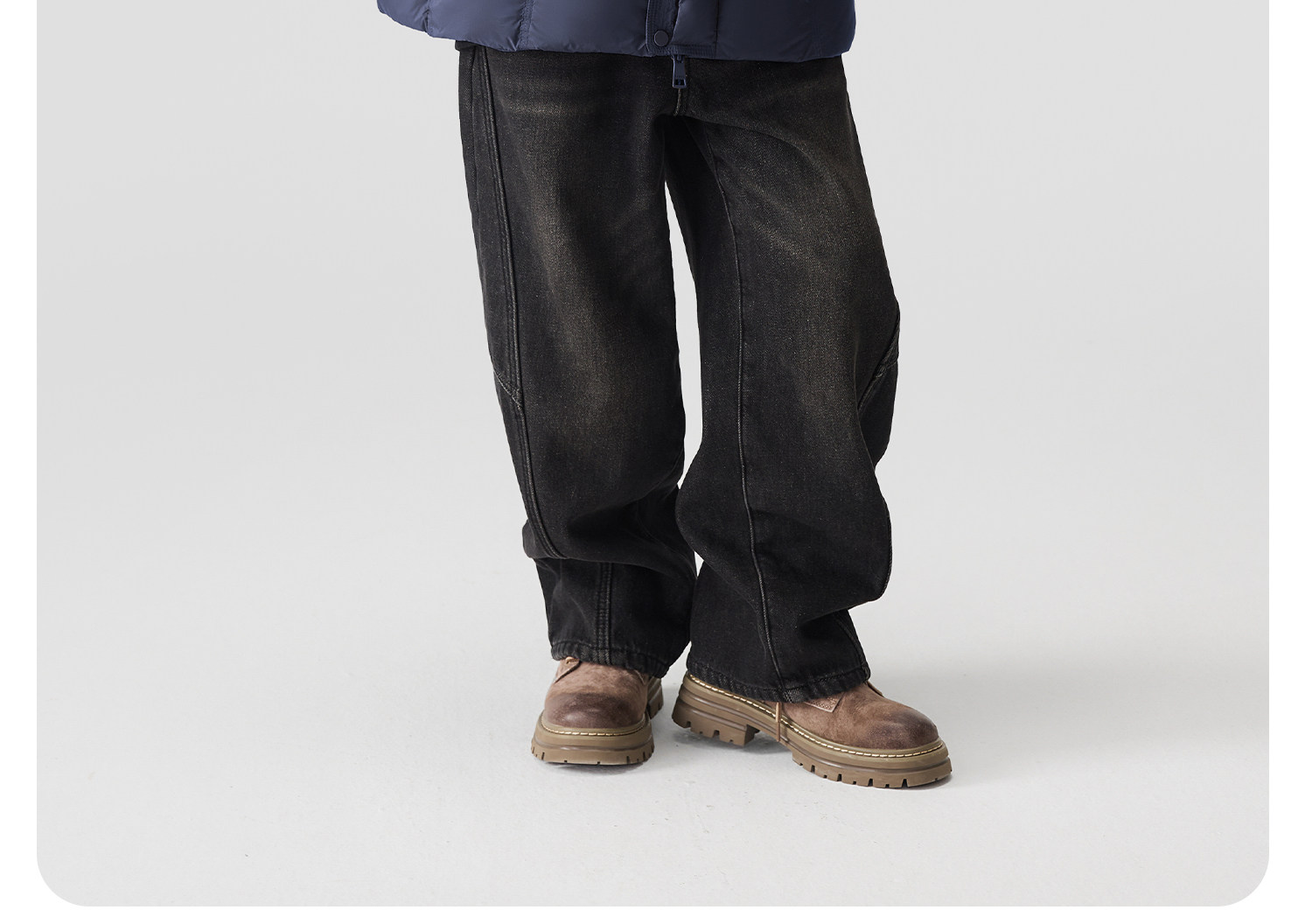 左西童装男童羽绒服冬季保暖2026新款儿童三防蓄热面包服大童外套 — 61