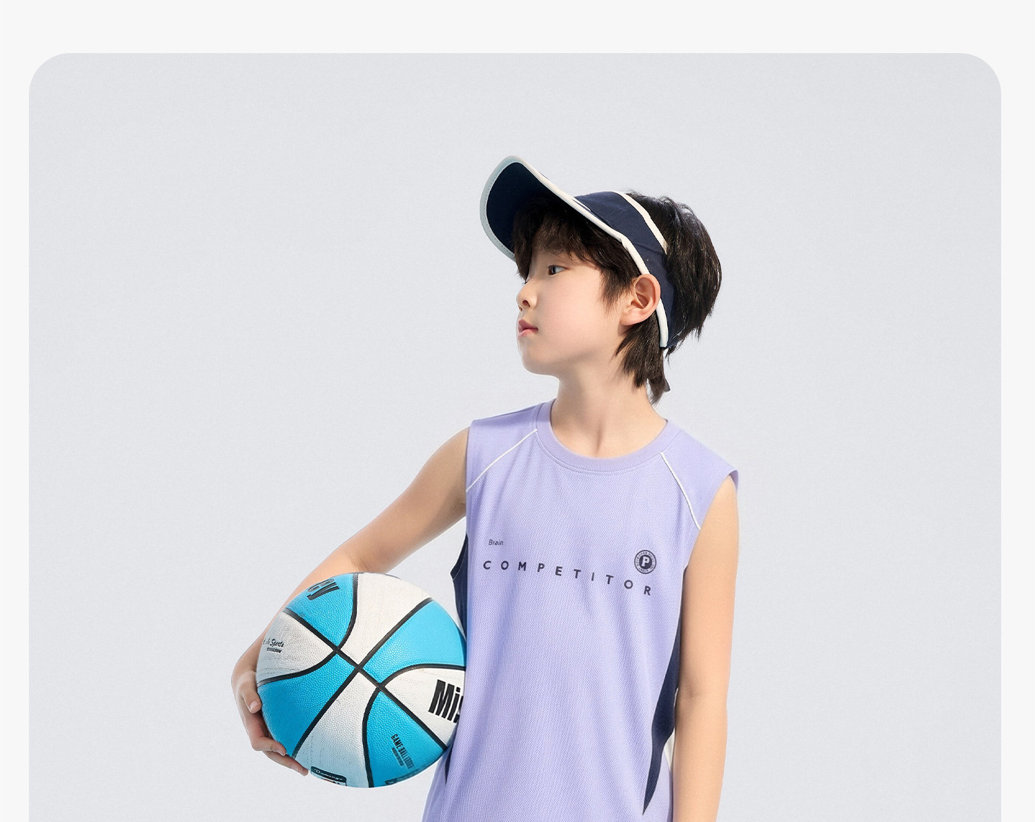 左西童装男童速干套装儿童运动背心短裤两件套网眼夏装2026新款潮 — 53