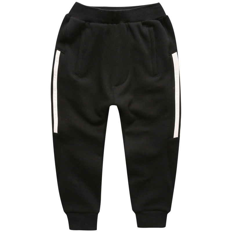 Left Tây chàng trai cộng với quần nhung một nhung trẻ em sweatpants dày bé trai cotton quần mùa đông quần áo 2019 mới.