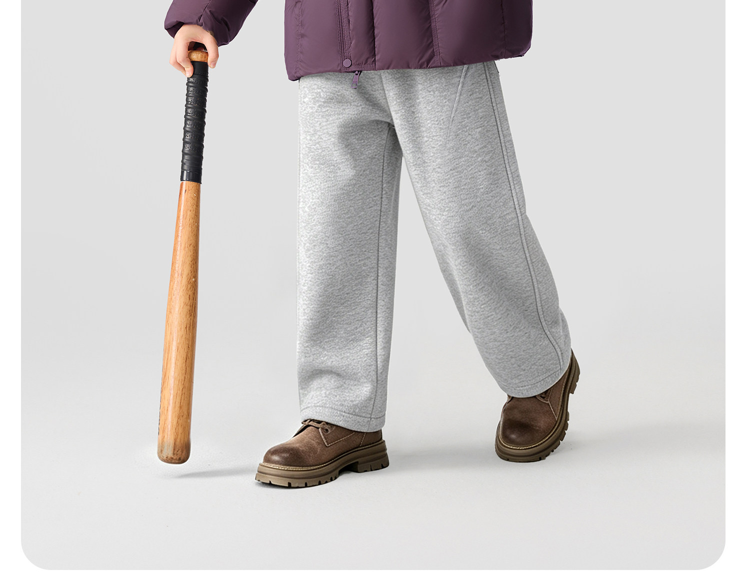 左西童装男童羽绒服冬季保暖2026新款儿童三防蓄热面包服大童外套 — 95