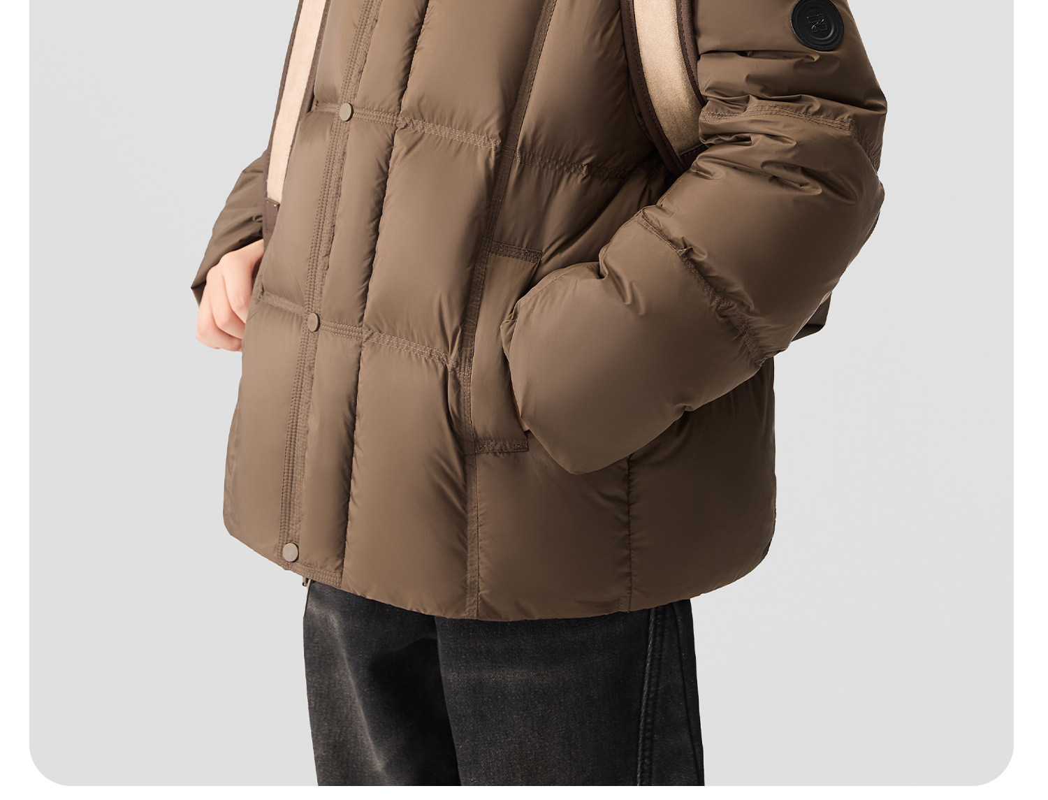 左西童装男童羽绒服冬季保暖2026新款儿童三防蓄热面包服大童外套 — 83