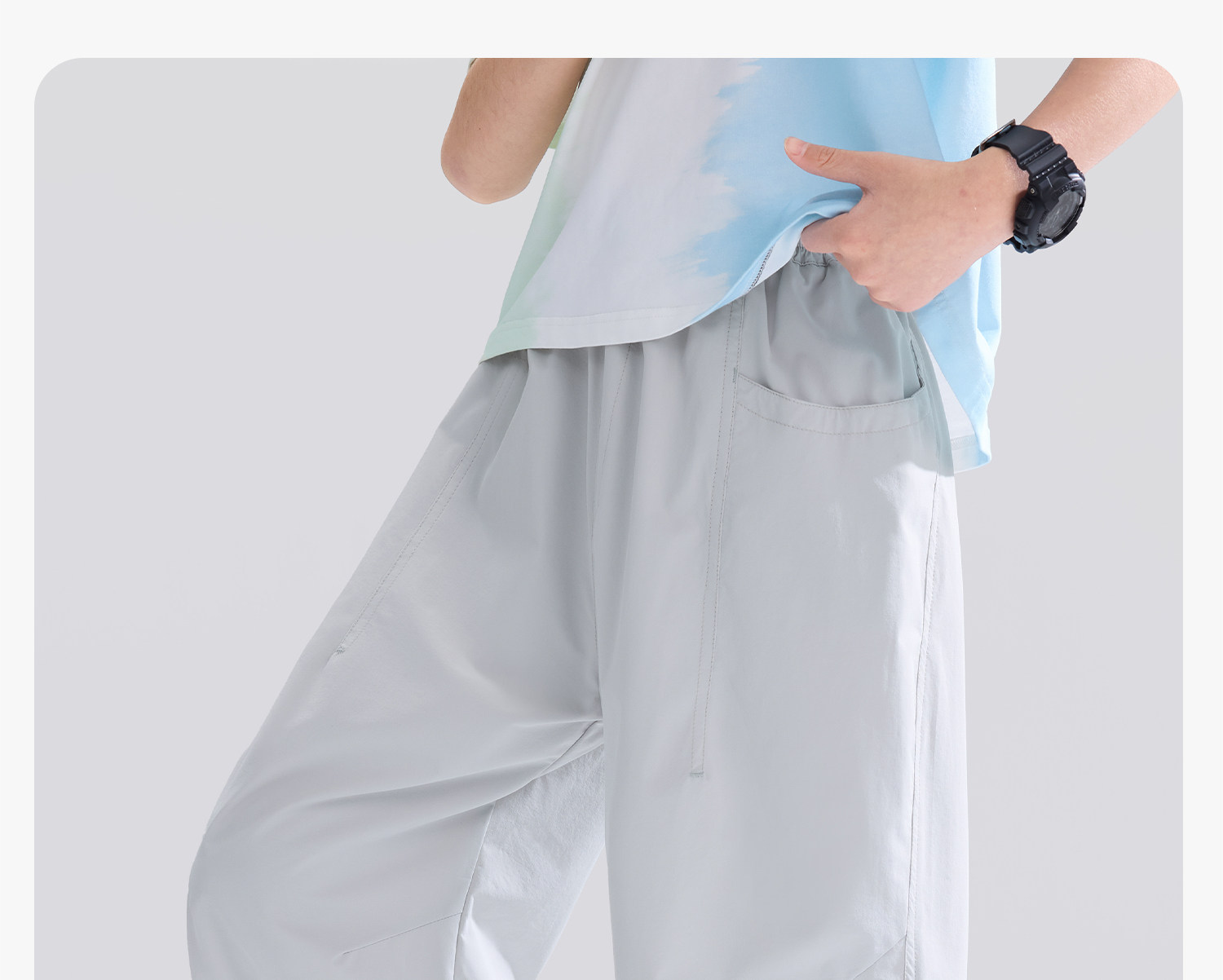 Zuoxi Children's Clothing Boys' Pants Summer Thin Style Kids' Cool Sun-Protection Mosquito-Repellent Pants 2026 New Model Big Kids Balloon Pants — 57