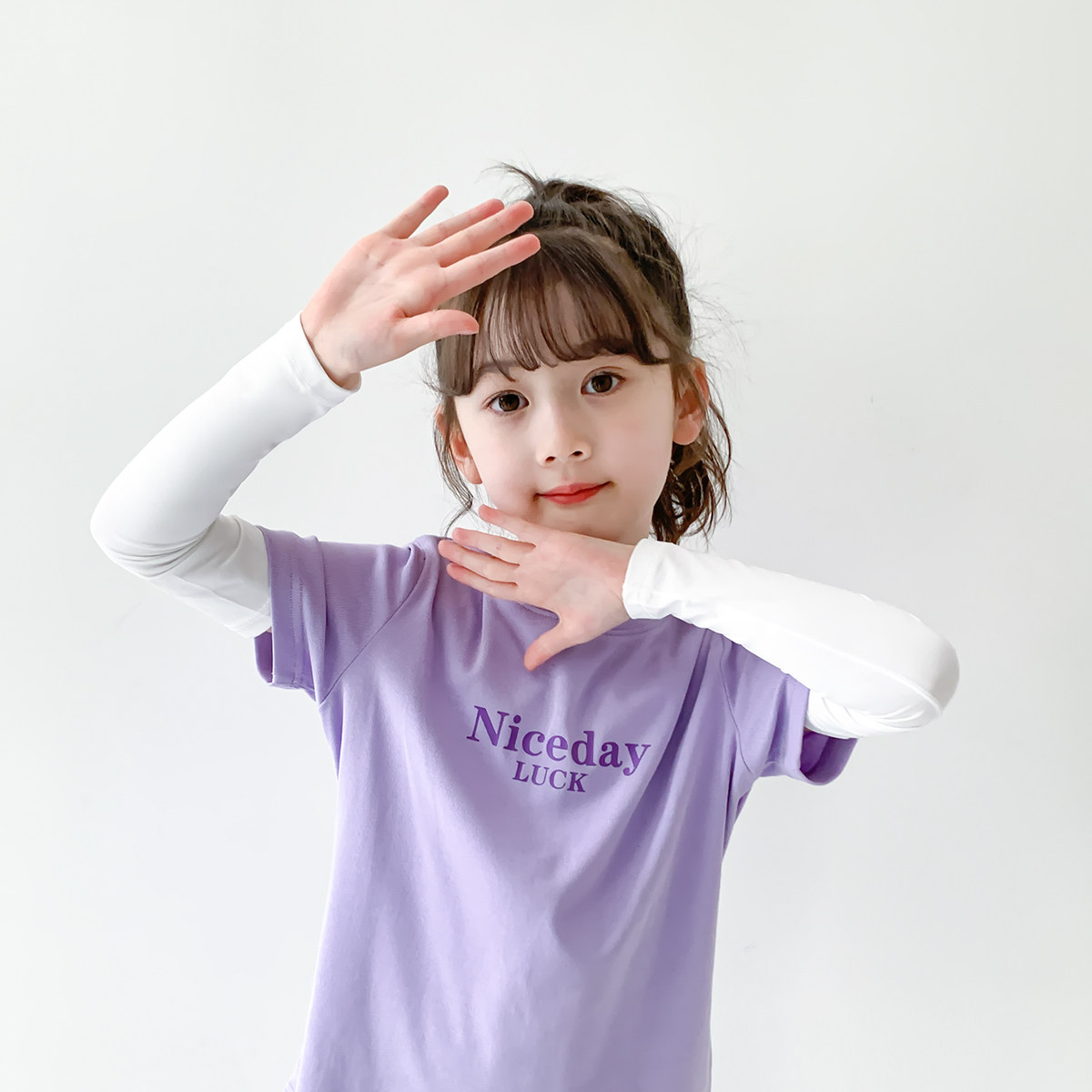 Zuoxi Children's Sun Protection Ice Sleeves, Ice Silk Cooling Sleeves for Boys and Girls, 2026 New Model Uv Protection Sunshade Sleeves — 7