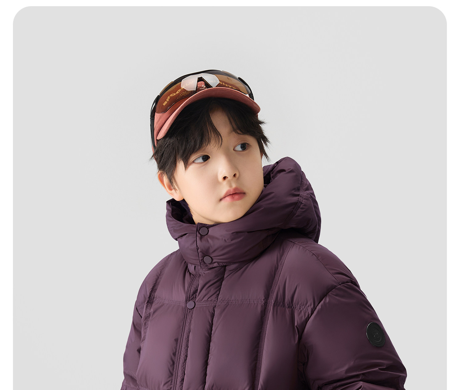 左西童装男童羽绒服冬季保暖2026新款儿童三防蓄热面包服大童外套 — 96