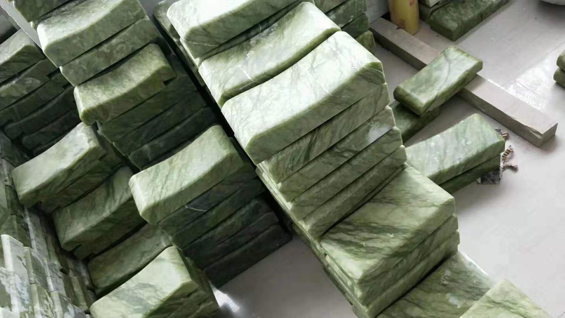 Natural Xiu Jade Jade Pillow Summer Cervical Spine Healthcare Cool Pillow Bath Sweat Steam Lounge Massage Pillow