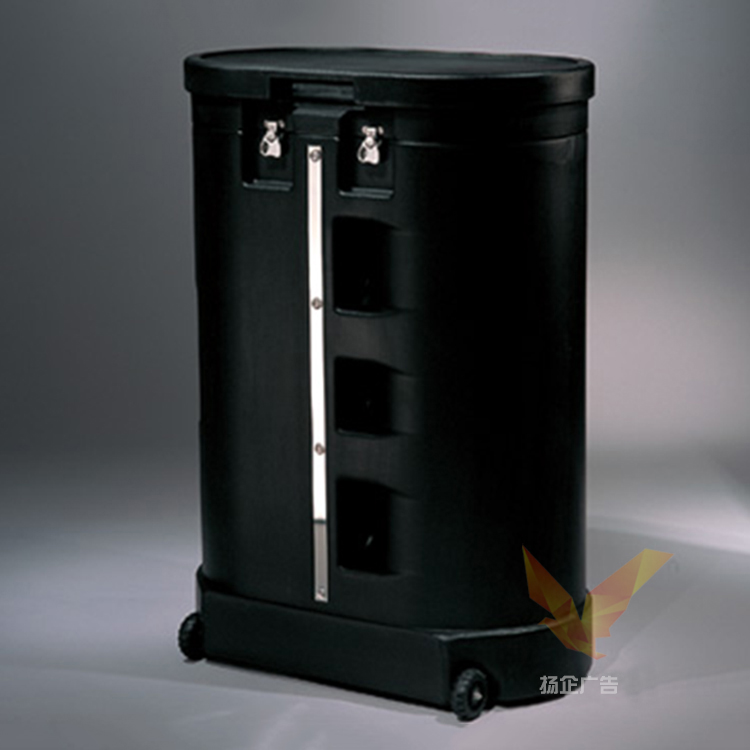 Luxury net box square packaging barrel display rack front desk new can be front desk packaging box anti-fall pull rod barrel