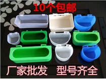Carrier pigeon supplies and utensils Pigeon utensils Transparent semicircular tank Pigeon sink food box Wooden hanging tank Plastic sink