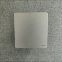 Chint switch NEW3L magic silver gray 86 type concealed with steel frame one joint multi-control one open multi-control 16A switch panel