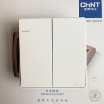 Chint switch two-way multi-control switch type 86 NEW2C-07200 two-way multi-control switch panel two-way multi-control switch