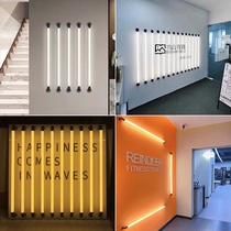 led strip light neon strip t5 strip light round light tube 360 ​​degree light t8 led light wall light tube