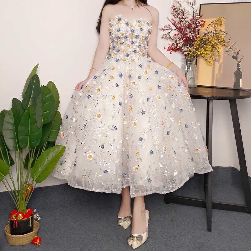  XS+Long style in the dress [Floral] Without rotator sleeves 52279  
