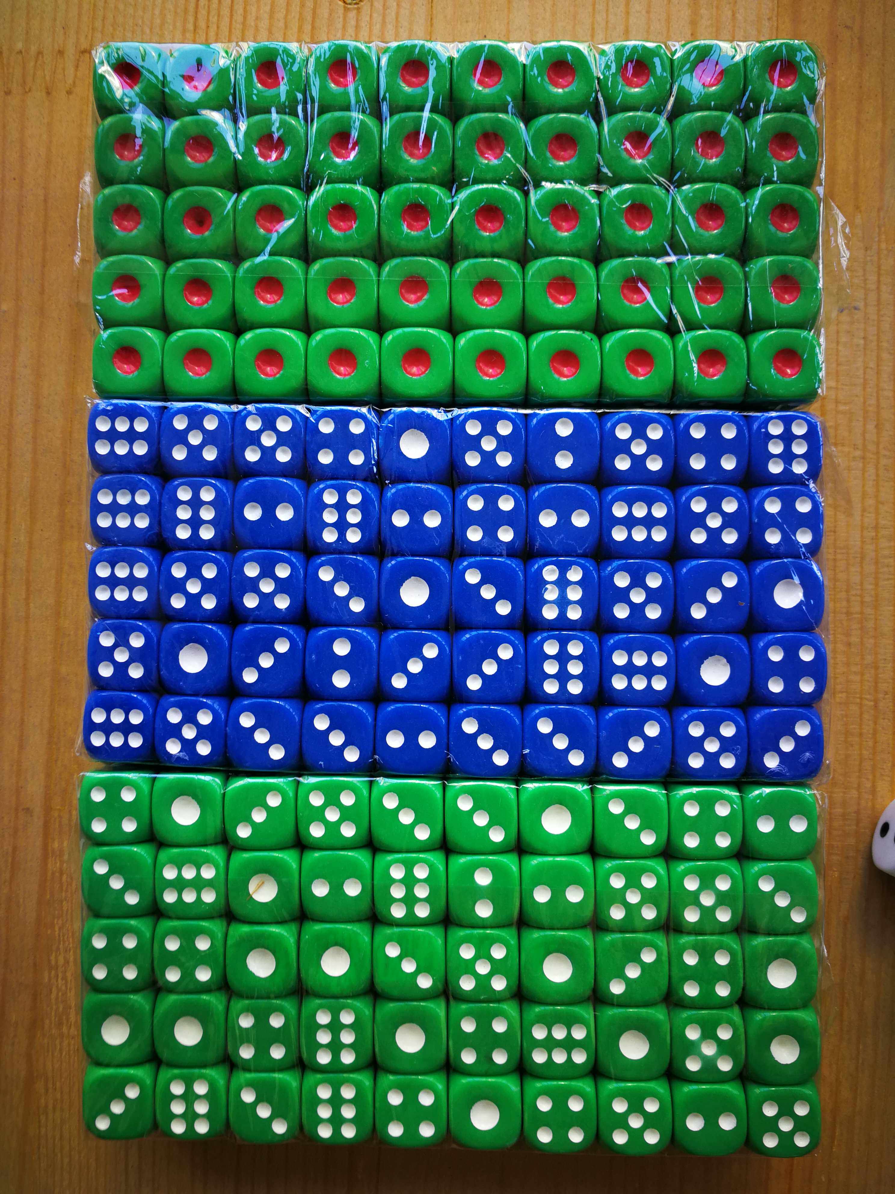 Dice dice 12mm Color Rounded Corners Colorful Blue green One eye Grand Griddle Bar-Mahjong Machine With Pitcher