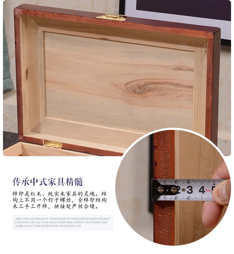 瑶 全 box Hộp lưu trữ - Cái hộp hộp đựng trang sức bằng gỗ