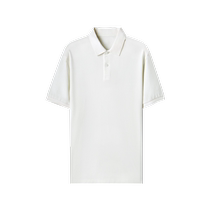 (Contains Mulberry Silk) Goldlion Mens New Summer Style Mens Gift Business Top Lapel POLO Shirt for Dad