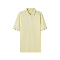 (Refreshing cotton) Goldlion 2024 spring and summer new mens short-sleeved T-shirt mens pure cotton texture knitted polo shirt
