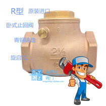 Japan KITZ water meter check valve R type swing type bronze check valve Check valve Steam check valve inlet