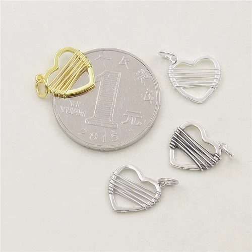 Оригинальное дизайнерское ожерелье в форме сердца, подвеска, аксессуар, аксессуары, браслет из бисера ручной работы, серебро 925 пробы