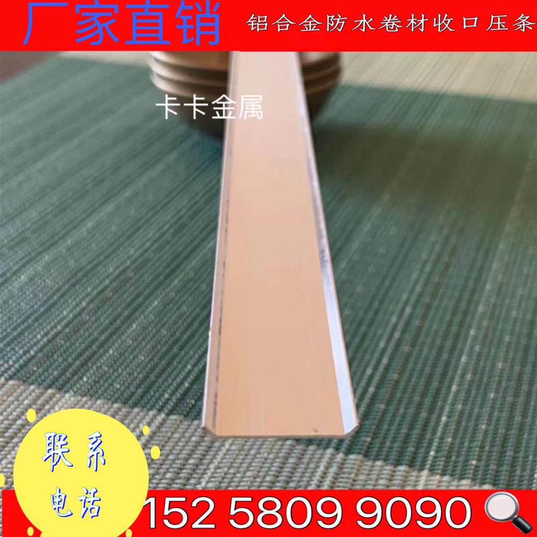 Aluminum alloy waterproof membrane closing pressure strip waterproof pressure strip waterproof membrane pressure strip pvc tpo waterproof membrane