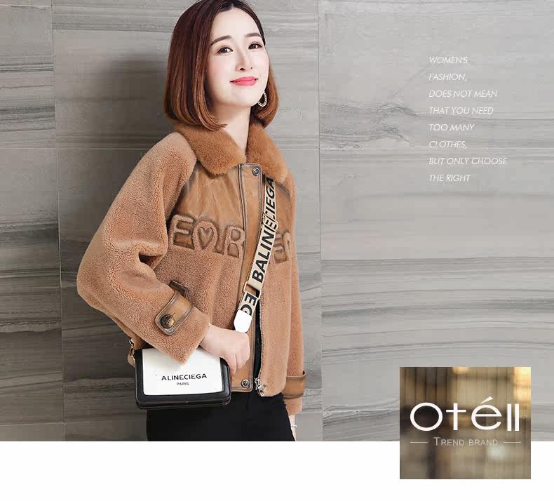 Manteau de fourrure femme OTELL - Ref 3171665 Image 24