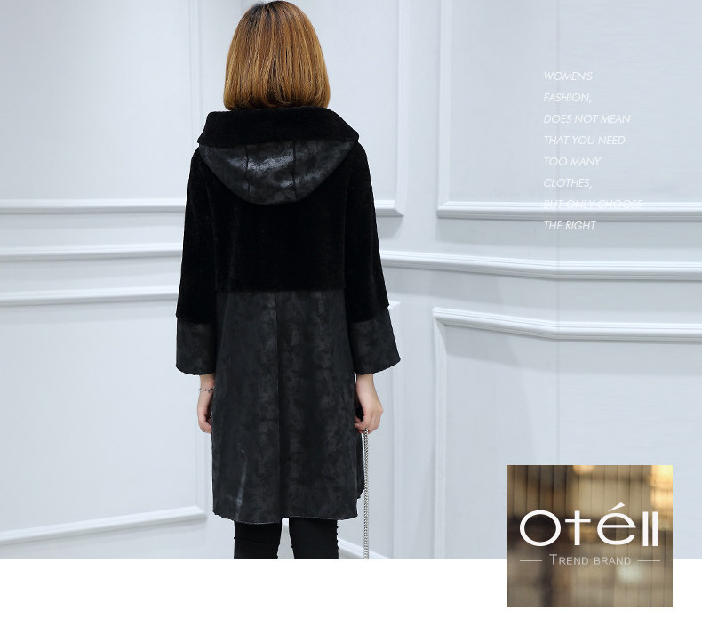 Manteau de fourrure femme OTELL - Ref 3173271 Image 17