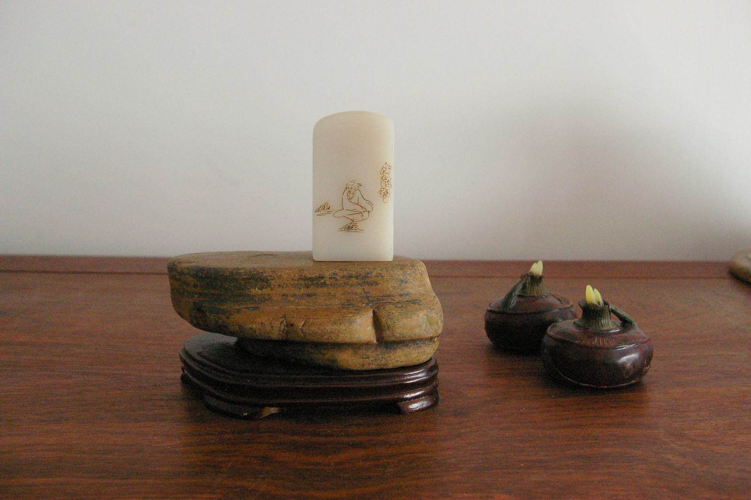 Ji Kang's a music from guangling guqin stone seal