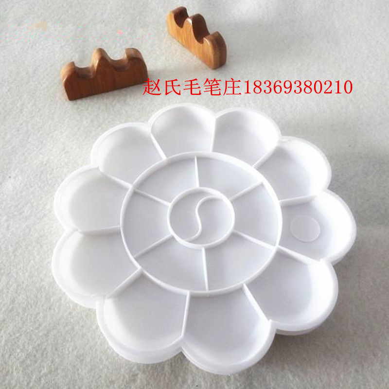 Chinese calligraphy supplies Wenfang Four Treasure Great names Plum Blossom Color Pan painting State Painting Supplies Multi-province 50