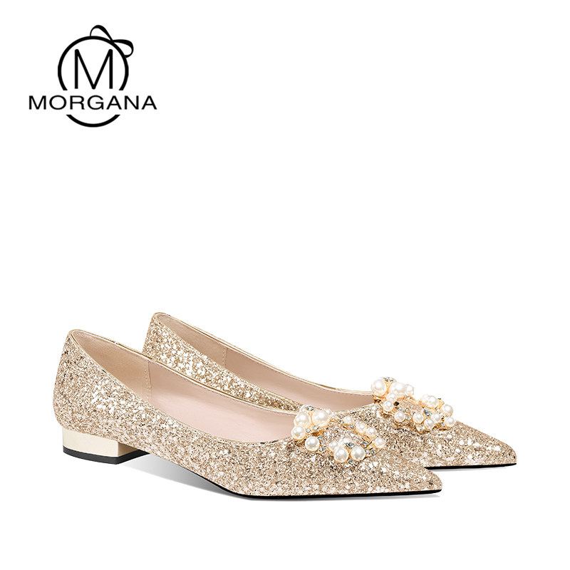 French wedding bridal shoes high heels wedding shoes Xiuhe wedding dress two wear 2023 new crystal shoes female autumn single shoes