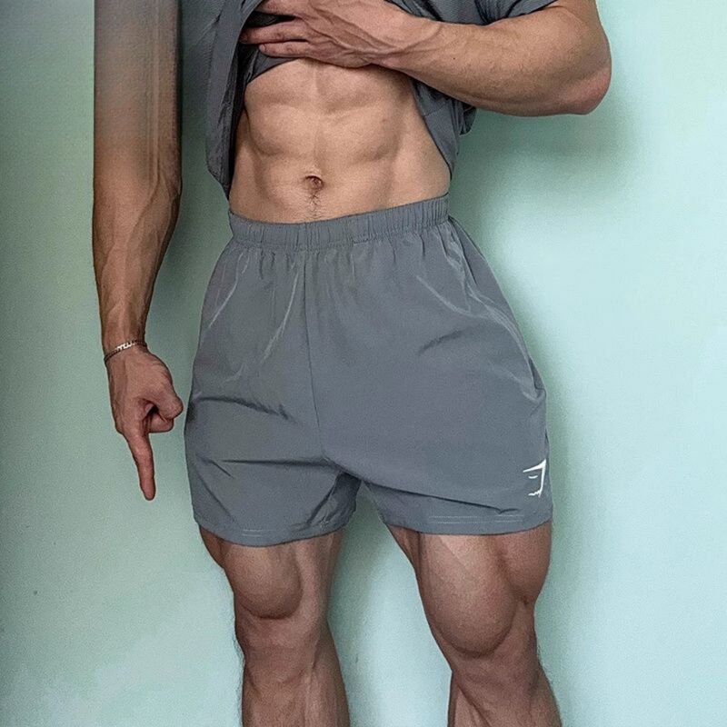 Gymshark Uk Muscle Shark Shorts Men's Sports Quick-Dry Shorts for Weightlifting and Fitness Training Gymshark Uk Muscle Shark Shorts Men's Sports Quick-Dry Shorts for Weightlifting and Fitness Training