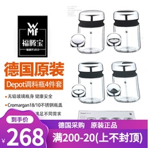 wmf seasoning bottle set Germany Fortenberg grinding household kitchen oil salt sauce vinegar Lead-free transparent tempered glass