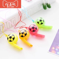 Мультяшный футбольный свисток, ремешок, пластиковая детская игрушка, ностальгия, оптовые продажи