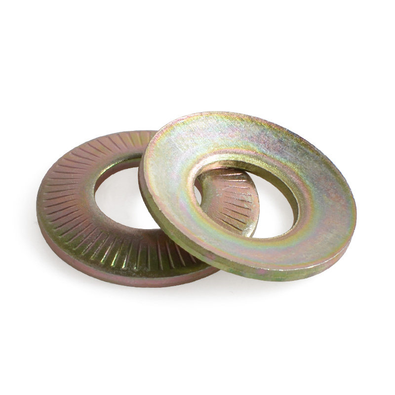 Galvanized butterfly washers Non-slip washers Saddle-shaped single-sided flower tooth washers Anti-loosening lock washers phi 4-phi 16