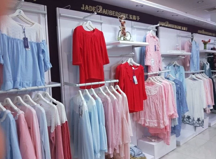 Ngọc cà tím dài tay pyjama nữ mỏng dệt vải cotton tinh khiết pyjama mỏng, quần dài tay cotton, bộ đồ phục vụ tại nhà - Bên ngoài ăn mặc