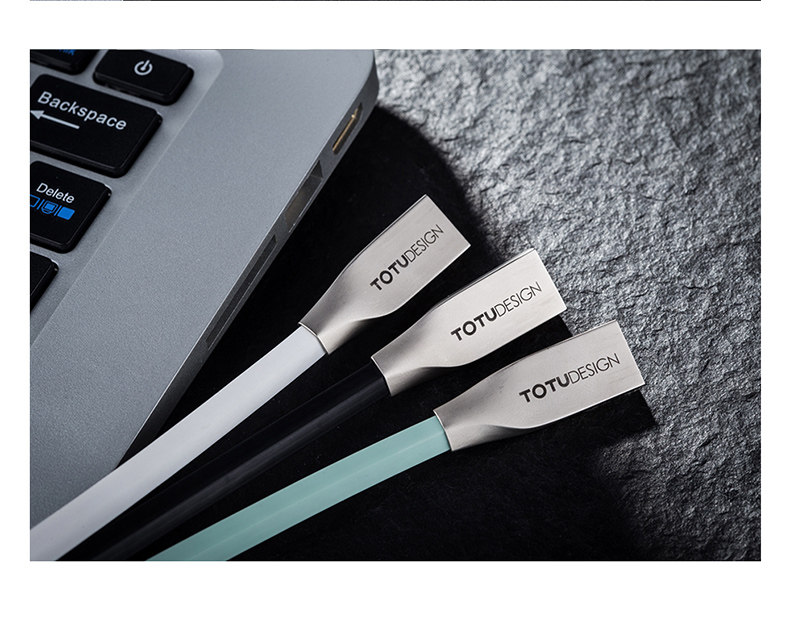 TOTU Zinc Alloy Connector Rhombic LED Audo-disconnect Quick Charge Lightning Cable for Apple iPhone iPad iPod