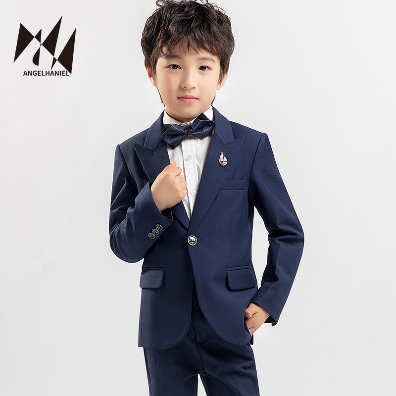 Children's suit suit dress Boy suit jacket Baby piano catwalk dress Flower girl dress Male spring and autumn