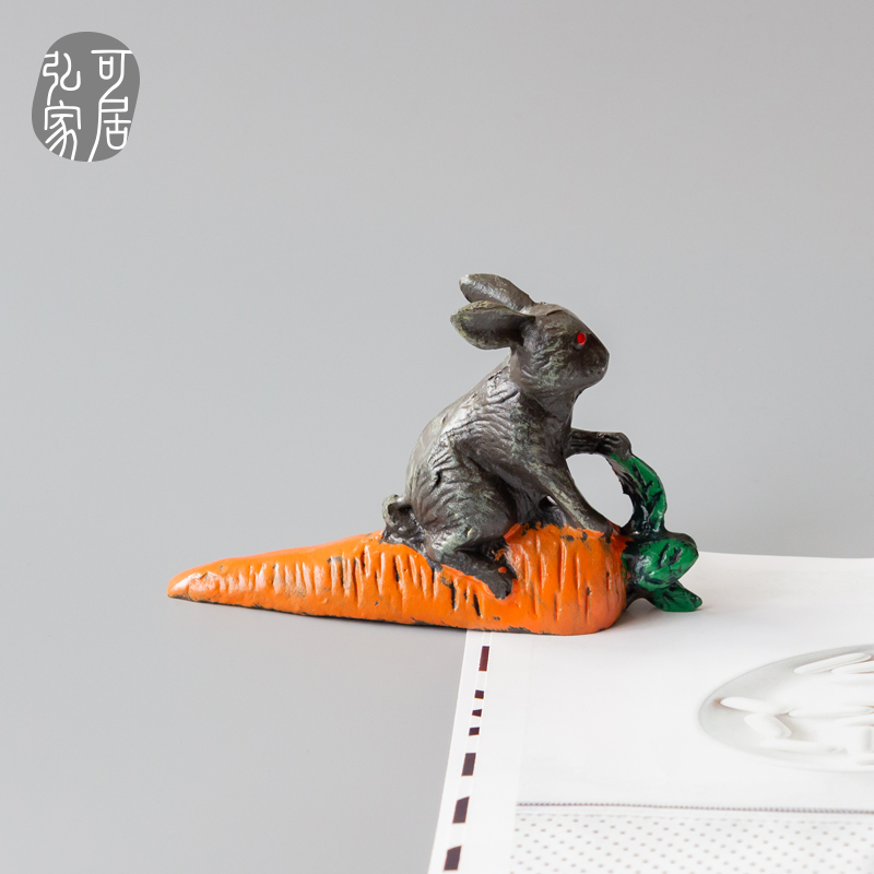 Hirocan Cast Iron Creative Paper Town Student Town Ruler Calligraphy Fur Pen Character Writing Stone Paper Press Town Paper Pressure Gift Wenfang Four Treasures