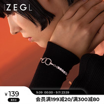 ZENGLIU designer equestrian series interlocking bracelet female Korean version of simple cold style personality handpieces