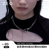 ZENGLIU designer High sense retro snake necklace female niche design cold personality clavicle sweater chain
