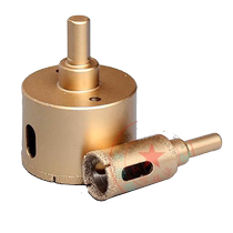 Brazed all-ceramic floor hole opener vitrified ceramic granite glass marble tile hole drill bit 6 8 mm
