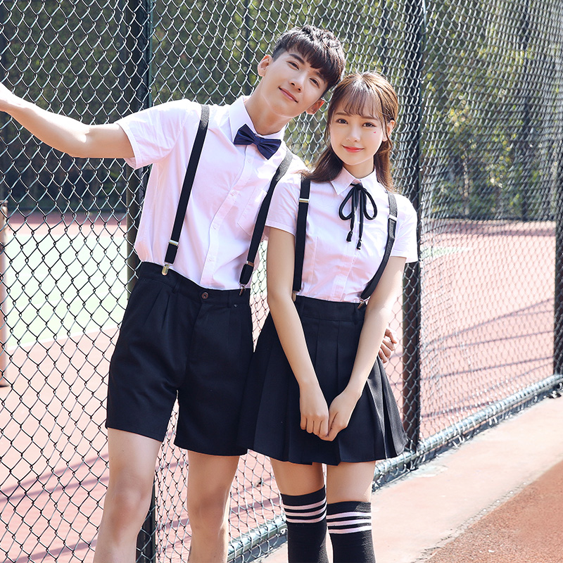 Net red school uniform summer and autumn college style student suit