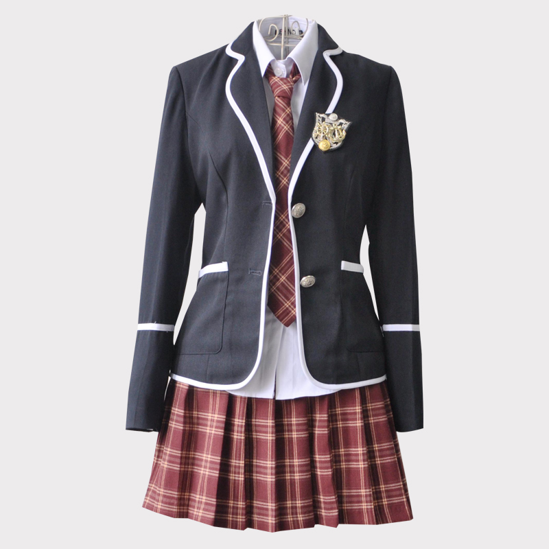 Anh Gió Cao đẳng Gió Uniform Set Hàn Quốc High School jk Uniform High School High School High School Lớp Summer Suit