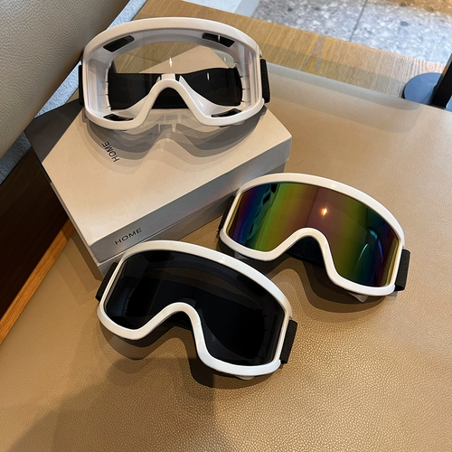 Зимние ветрозащитные дорожные лыжные очки для влюбленных на солнечной энергии подходит для мужчин и женщин