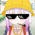 Tải khảm bắt buộc vỗ tay bạo lực kính trang trí Anime thứ cấp giả mạo tải B tạo tác pixel kính râm kính mắt thời trang Kính râm