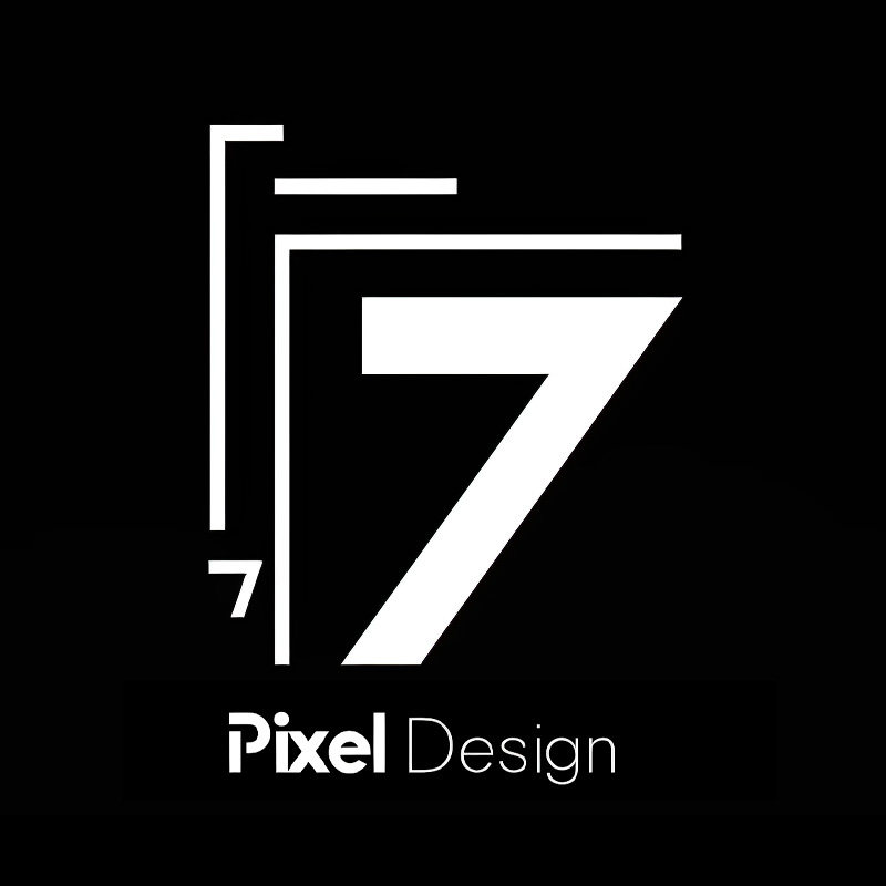 七像素PPT设计的LOGO