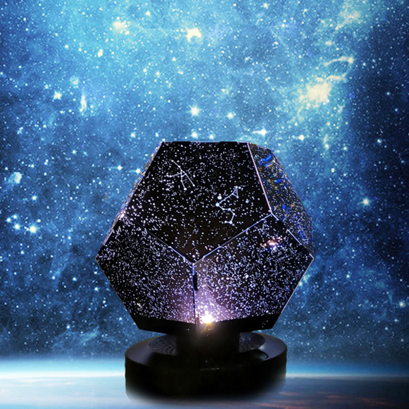 Starry sky lamp projector full of stars night light starlight dream romantic rotating room bedroom children girls toys