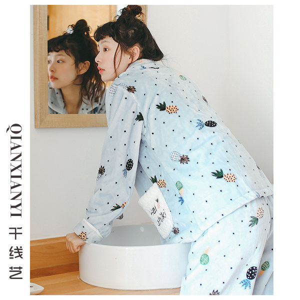 千线艺 加厚珊瑚绒 女式睡衣 天猫优惠券折后￥118包邮（￥148-30）