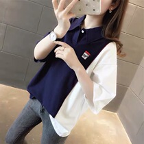 Pregnant womens clothes out of summer fashion Korean loose women short-sleeved T-shirt hot mom 2021 new pregnant womens tops