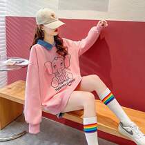 Pregnant womans clothing out of fashion design senses a small crowd blouse 2022 New spring-autumn-thin air pregnant woman clothes